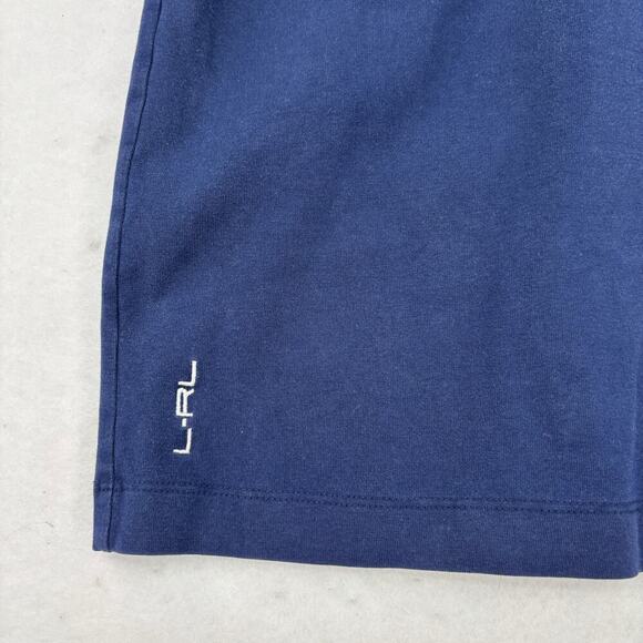 Ralph Lauren Skort Size XL Navy Blue White Stretch Pull On Built in Shorts LRL - Picture 3 of 9